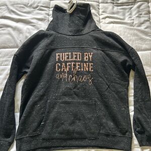 Black Graphic Women's Sweater